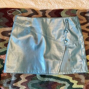 Superdown Blue Mini Skirt